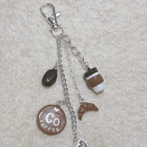 coffee addict bag charm🤎