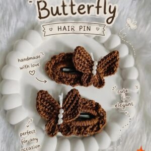Brownie Butterfly Hairclip