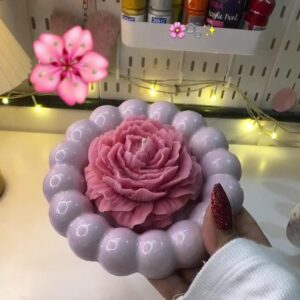Resin Coated Candle Trinket