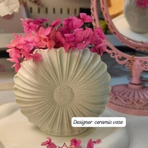 ceramic flower vase