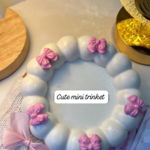 Bow ceramic trinket